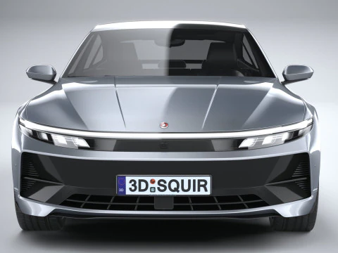 Generic Sedan 4door EV v3 2022 3D Model