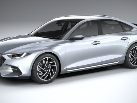 Generic Sedan v1 2022 3D Модель