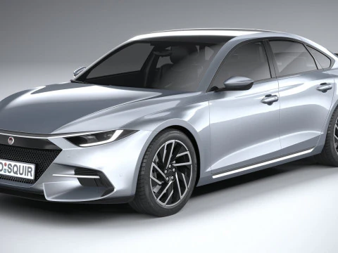 Generic Sedan v1 2022 3D Model