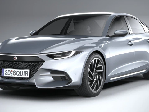 Generic Sedan v1 2022 3D Model
