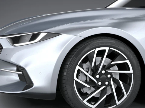 Generic Sedan v1 2022 3D Model