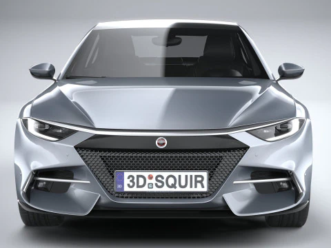 Generic Sedan v1 2022 3D Model