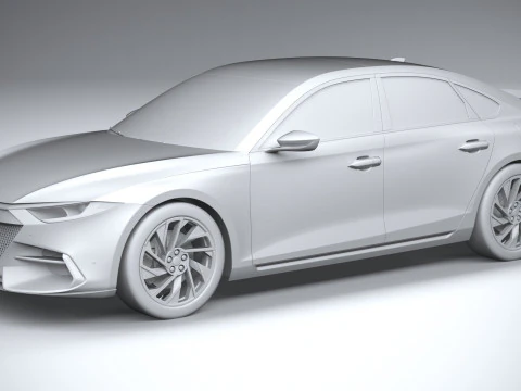 Generic Sedan v1 2022 3D Model