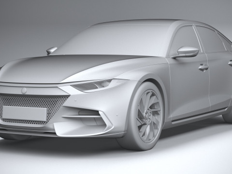 Generic Sedan v1 2022 Modello 3D