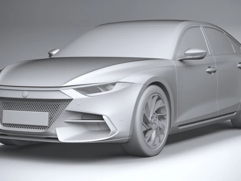 Generic Sedan v1 2022 3D Model