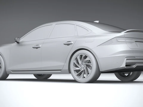 Generic Sedan v1 2022 3D Model