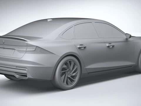 Generic Sedan v1 2022 3D Model