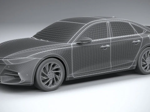 Generic Sedan v1 2022 3D Model