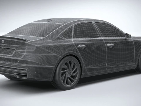 Generic Sedan v1 2022 3D Model
