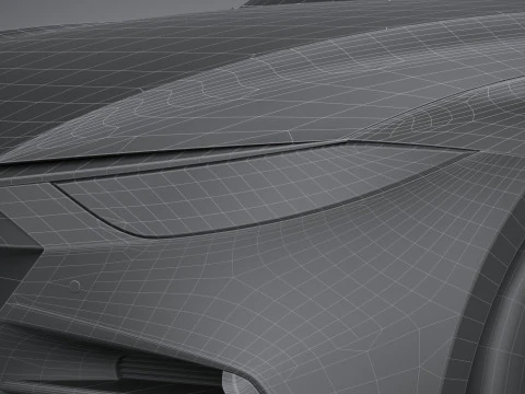 Generic Sedan v1 2022 LowPoly 3D Model