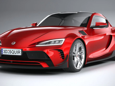 Generic Sport Car 2022 3D Model