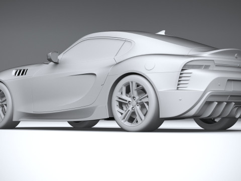 Generic Sport Car 2022 Model 3D