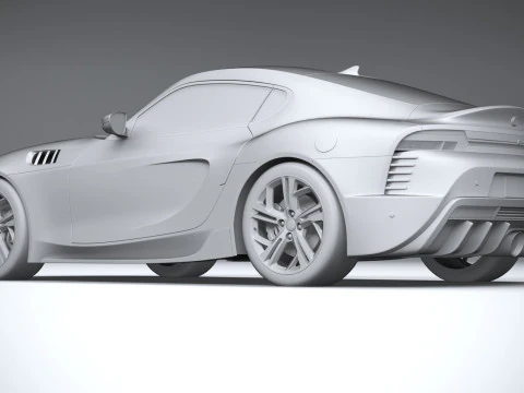 Generic Sport Car 2022 3D Model