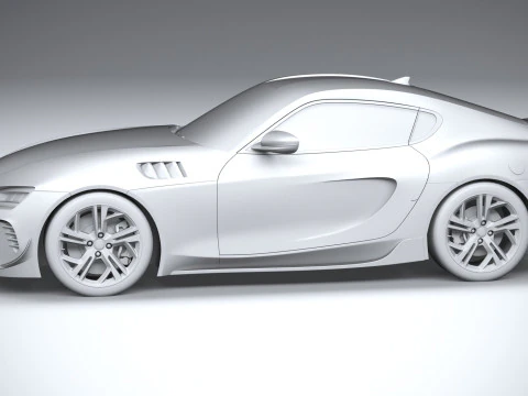 Generic Sport Car 2022 3D Model