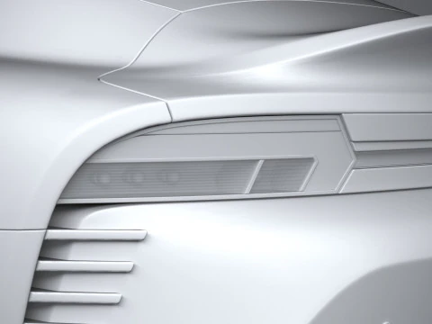 Generic Sport Car 2022 3D Model