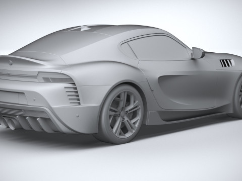 Generic Sport Car 2022 Model 3D