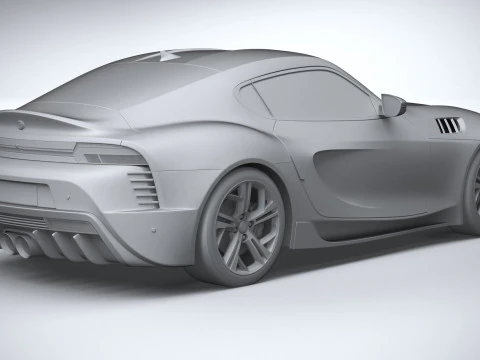 Generic Sport Car 2022 3D Model