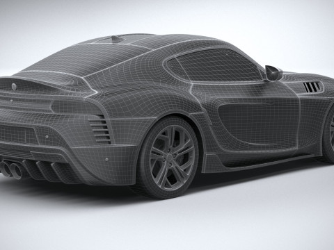 Generic Sport Car 2022 Model 3D