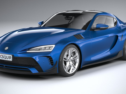 Generic Sport Car 2022 LowPoly 3D Model