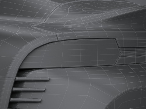 Generic Sport Car 2022 LowPoly 3D Model