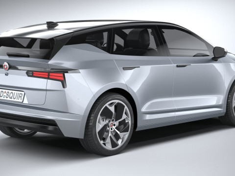 Generic SUV EV v2 2022 3D Модель
