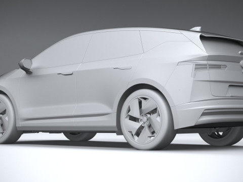 Generic SUV EV v2 2022 3D Модель