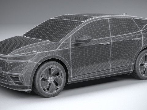Generic SUV EV v2 2022 3D Модель