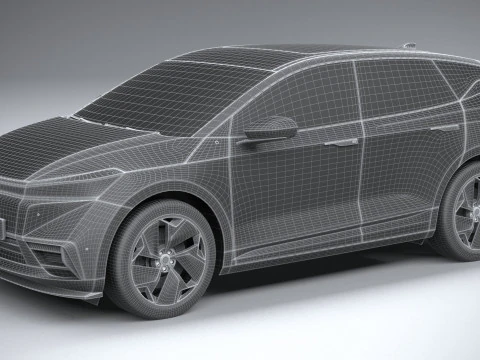 Generic SUV EV v2 2022 3D Model