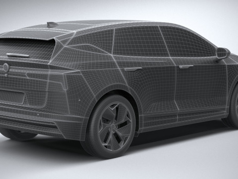 Generic SUV EV v2 2022 3D Модель