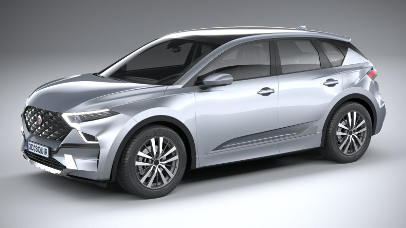 Generic SUV v1 2022 3D 모델 .c4d .max .obj .3ds .fbx .stl .blend