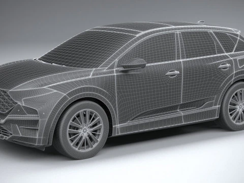 Generic SUV v1 2022 3D Model