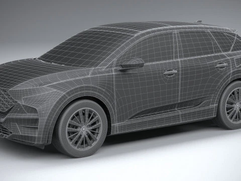 Generic SUV v1 2022 3D Model