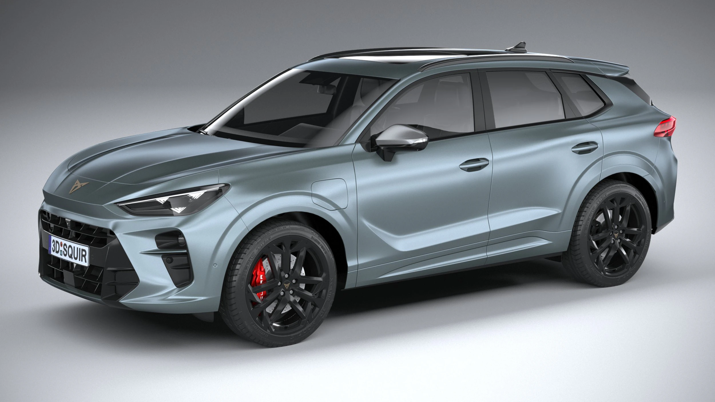 Cupra Terramar 2025 3D Model .c4d .max .obj .3ds .fbx .stl .blend 