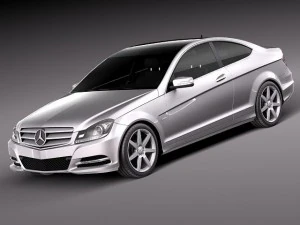 Mercedes-Benz Classe C Coup&eacute; 2012 Modelo 3D