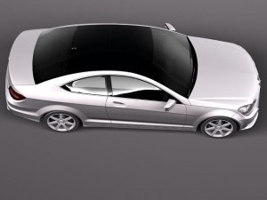 Mercedes-Benz C-class Coupe 2012 Modelo 3D