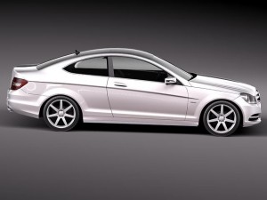 Mercedes-Benz C-class Coupe 2012 Modelo 3D