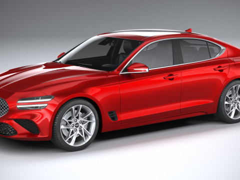Genesis G70 2022 3D Model