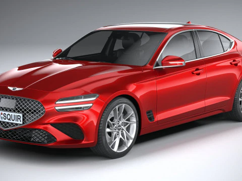 Genesis G70 2022 3D Model