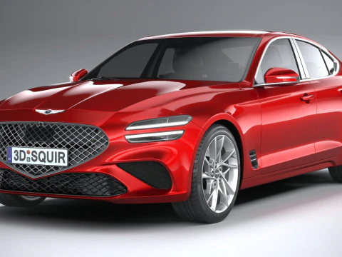 Genesis G70 2022 3D Model