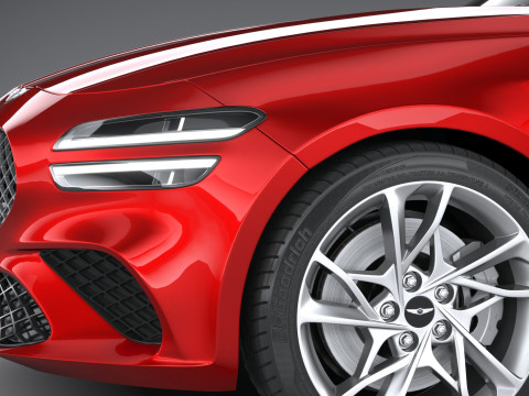 Genesis G70 2022 3D 모델