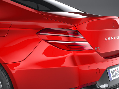 Genesis G70 2022 3D 모델