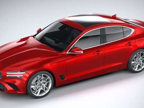 Genesis G70 2022 3D 모델