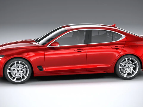 Genesis G70 2022 3D Model