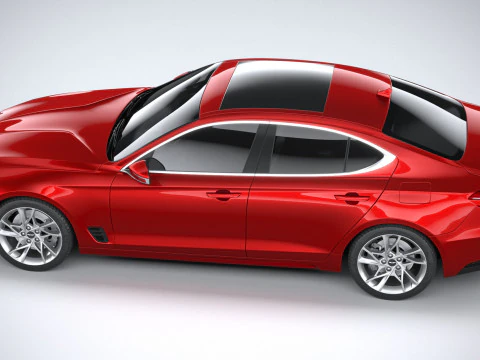 Genesis G70 2022 3D Model