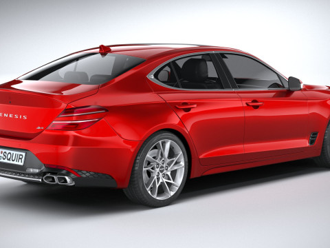 Genesis G70 2022 3D 모델