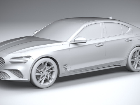 Genesis G70 2022 3D 모델