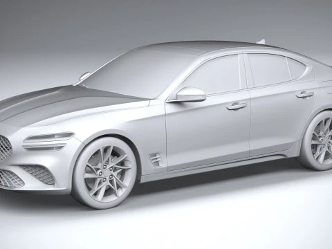 Genesis G70 2022 3D Model