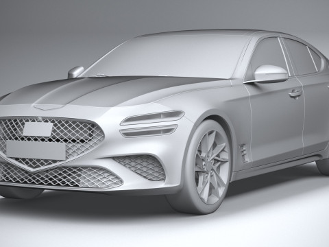 Genesis G70 2022 3D 모델