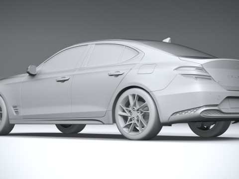 Genesis G70 2022 3D 모델