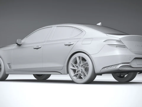 Genesis G70 2022 3D Model